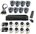 Sistem de supraveghere cu 8 camere video si DVR